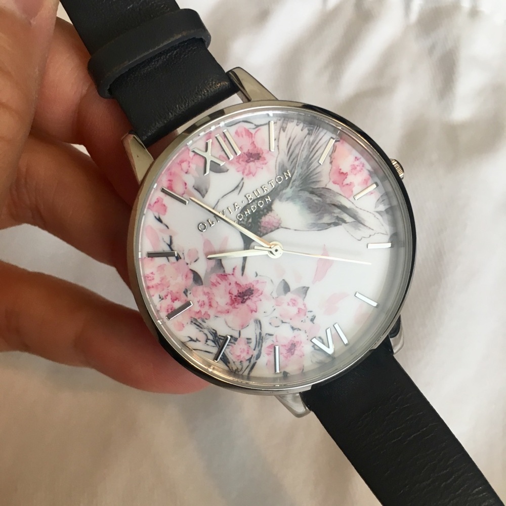 Olivia Burton Leather Strap Watch